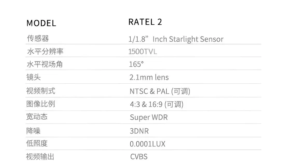 C&aacute;mara de visi&oacute;n nocturna Caddx 2