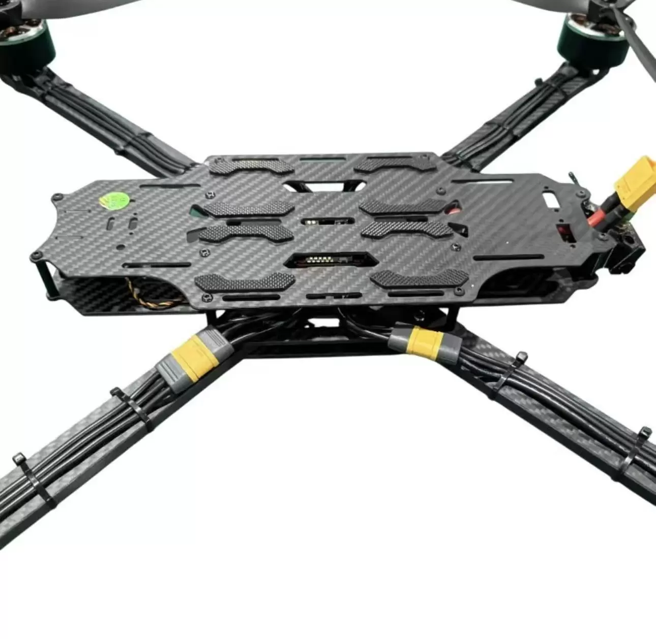 Dron FPV de 15 pulgadas con guía IA y transmisión de fibra óptica