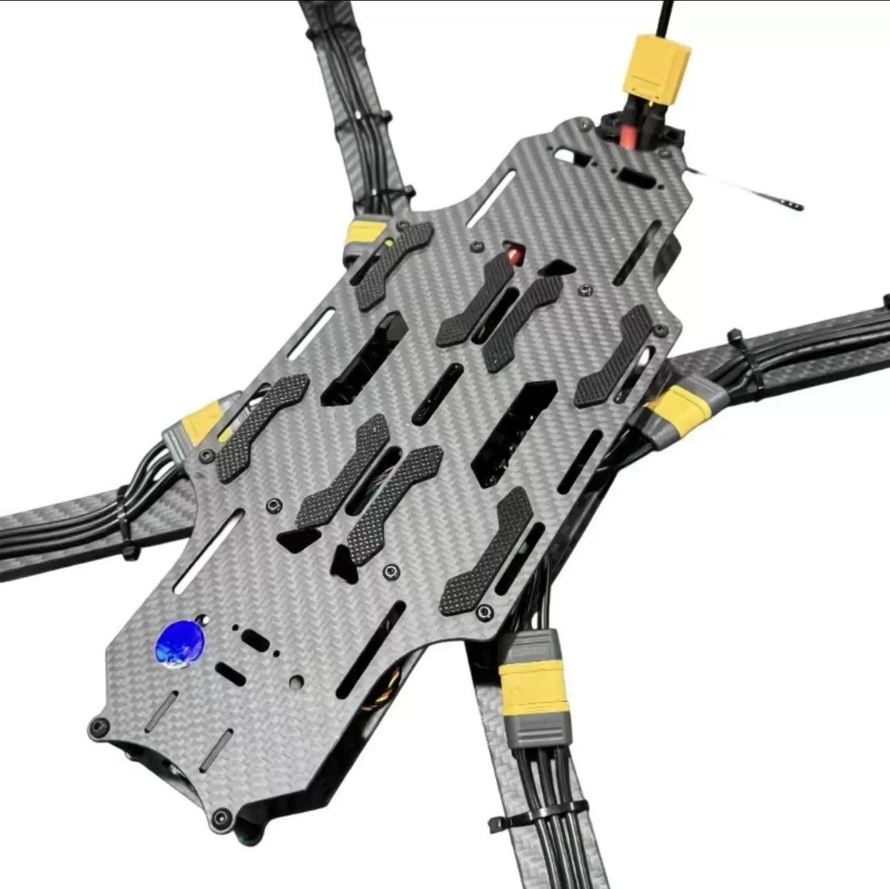 Dron FPV de 15 pulgadas con guía IA y transmisión de fibra óptica