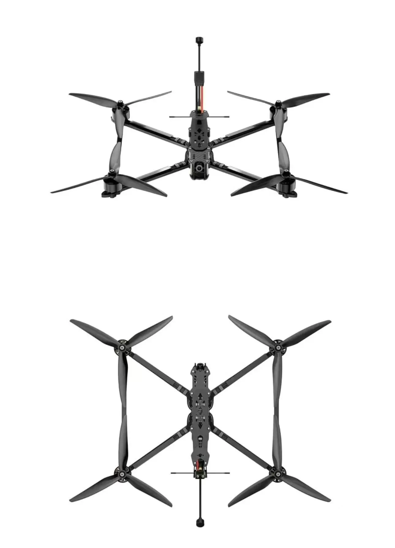 13B FPV Dron FPV de 13 pulgadas con guía IA y transmisión de fibra óptica